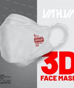 ماسک سه بعدی 5 لایه پک 3 عددی