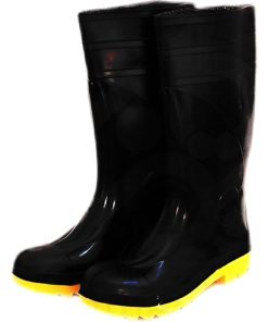 Alternative view of چکمه لاستیکی مشکی پنجه فولادی شیما